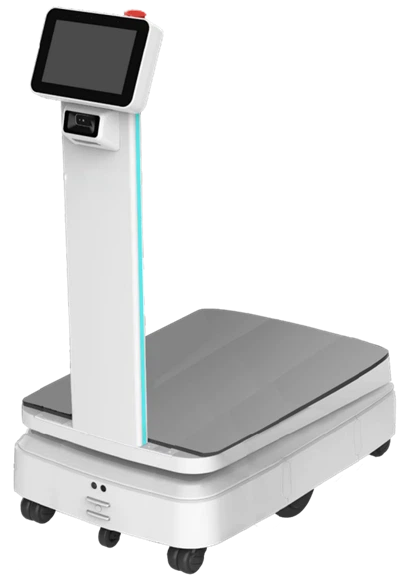 Stor industriell leveransrobot